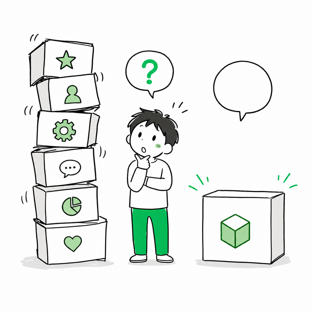 決済代行を組み合わせるか、統合型で1つにまとめるか。