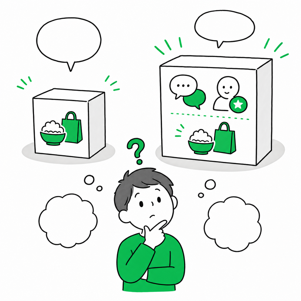 モバイルオーダー特化型か、配信・会員化までやる統合型か。